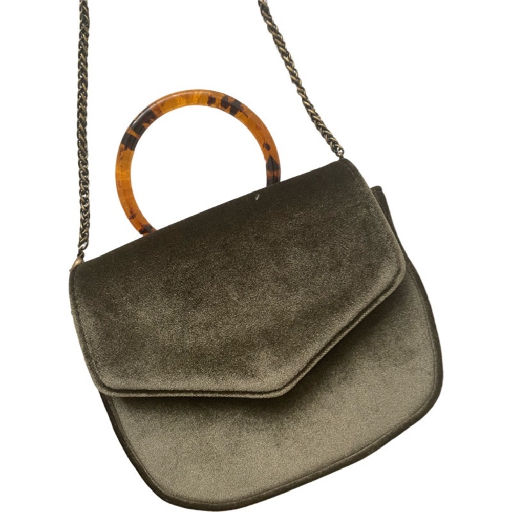 Simone velvet bag by Anthropologie